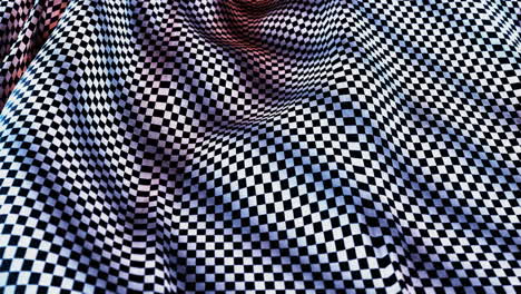 Abstract-checkered-texture-waving-slowly